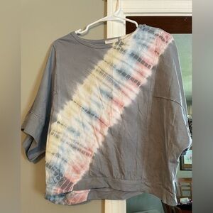 Women Tie Dye Crop Top